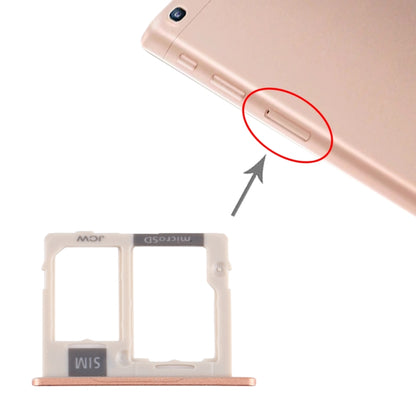 For Samsung Galaxy Tab A 10.1 (2019) / SM-T515 SIM Card Tray + Micro SD Card Tray (Gold) - Card Tray by buy2fix | Online Shopping UK | buy2fix