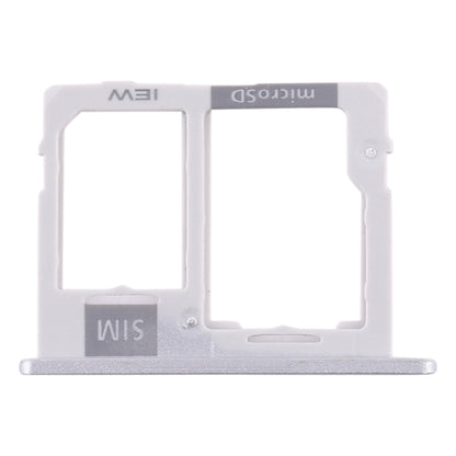 For Samsung Galaxy Tab A 10.1 (2019) / SM-T515 SIM Card Tray + Micro SD Card Tray (Silver) - Card Tray by buy2fix | Online Shopping UK | buy2fix