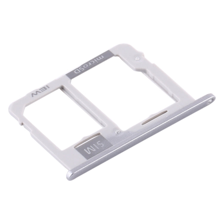 For Samsung Galaxy Tab A 10.1 (2019) / SM-T515 SIM Card Tray + Micro SD Card Tray (Silver) - Card Tray by buy2fix | Online Shopping UK | buy2fix