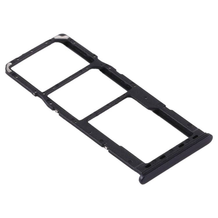 For Samsung Galaxy A21s SIM Card Tray + SIM Card Tray + Micro SD Card Tray (Black) - Card Tray by buy2fix | Online Shopping UK | buy2fix
