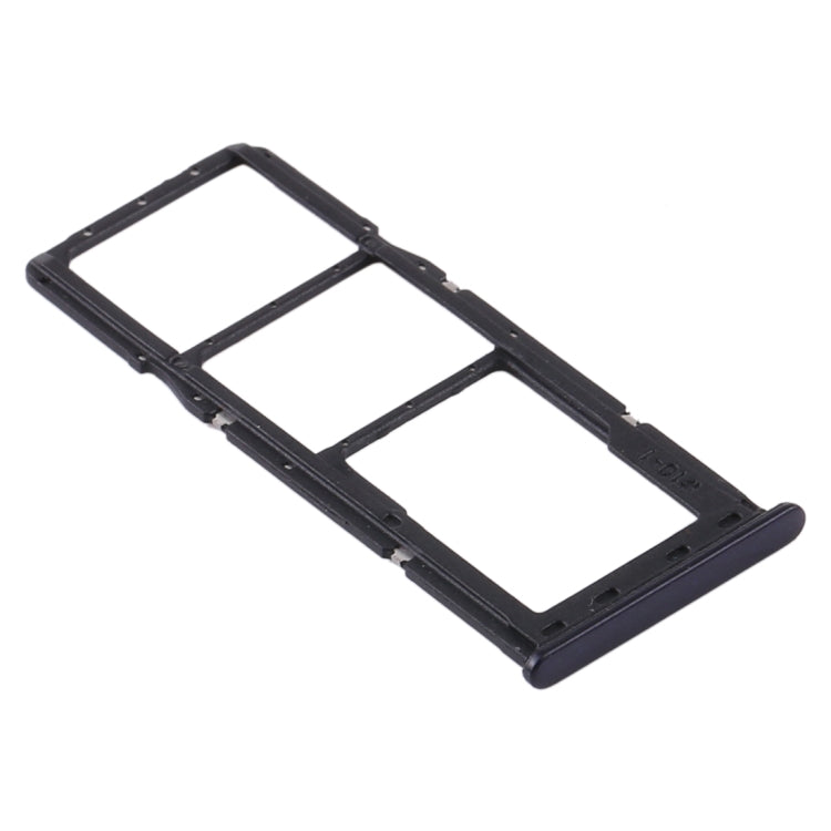 For Samsung Galaxy A21s SIM Card Tray + SIM Card Tray + Micro SD Card Tray (Black) - Card Tray by buy2fix | Online Shopping UK | buy2fix