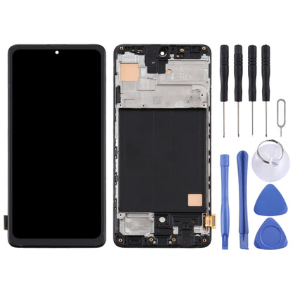 TFT Material LCD Screen and Digitizer Full Assembly With Frame, Not Supporting Fingerprint Identification for Samsung Galaxy A51 4G(Black) - LCD Screen by buy2fix | Online Shopping UK | buy2fix