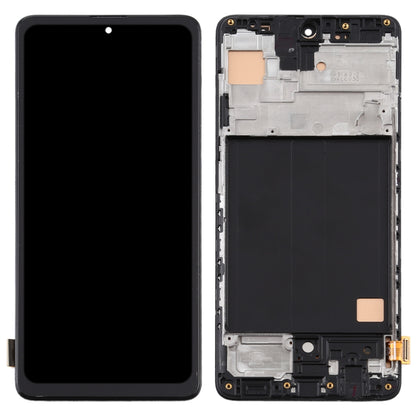 TFT Material LCD Screen and Digitizer Full Assembly With Frame, Not Supporting Fingerprint Identification for Samsung Galaxy A51 4G(Black) - LCD Screen by buy2fix | Online Shopping UK | buy2fix