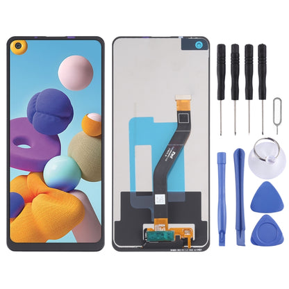 Original Super AMOLED LCD Screen for Samsung Galaxy A21 with Digitizer Full Assembly - LCD Screen by buy2fix | Online Shopping UK | buy2fix