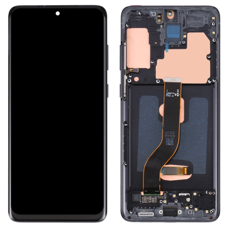 Original Super AMOLED LCD Screen for Samsung Galaxy S20+ 5G SM-G986B/G985 Digitizer Full Assembly with Frame (Black) - LCD Screen by buy2fix | Online Shopping UK | buy2fix