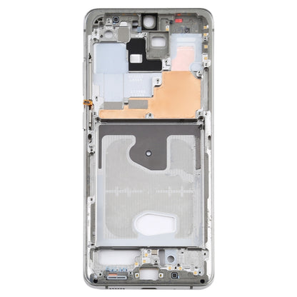 For Samsung Galaxy S20 Ultra  Middle Frame Bezel Plate with Side Keys (Silver) - Frame Bezel Plate by buy2fix | Online Shopping UK | buy2fix