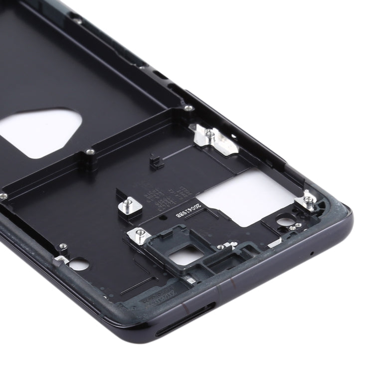 For Samsung Galaxy S20 Ultra  Middle Frame Bezel Plate (Black) - Frame Bezel Plate by buy2fix | Online Shopping UK | buy2fix