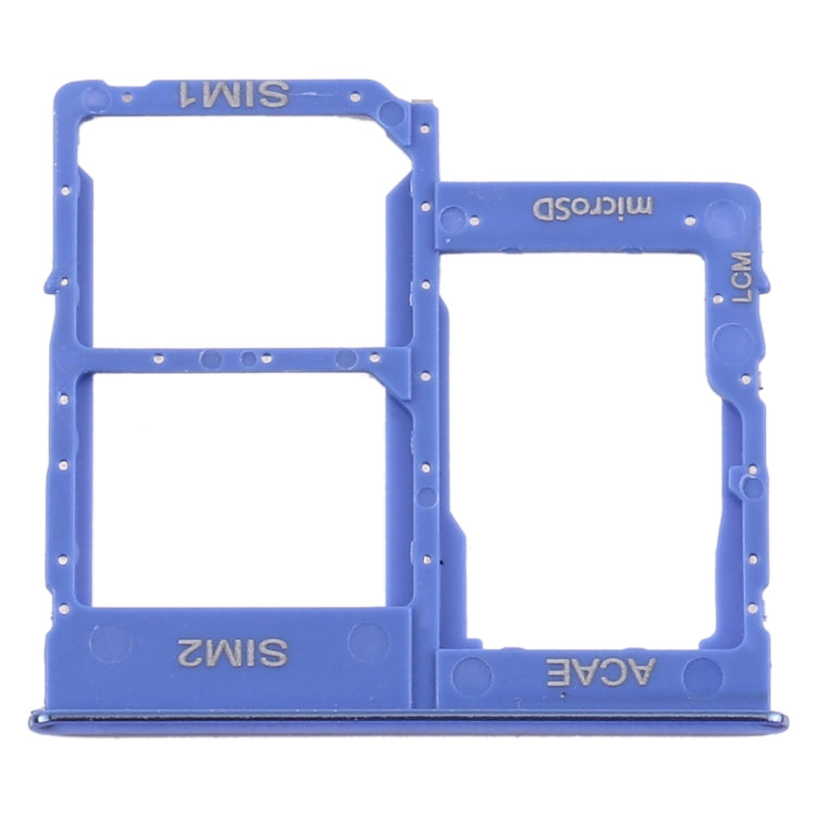 For Samsung Galaxy A315 / A31 SIM Card Tray + SIM Card Tray + Micro SD Card Tray (Blue) - Card Tray by buy2fix | Online Shopping UK | buy2fix