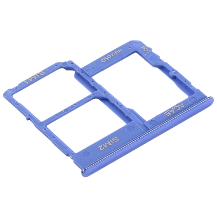 For Samsung Galaxy A315 / A31 SIM Card Tray + SIM Card Tray + Micro SD Card Tray (Blue) - Card Tray by buy2fix | Online Shopping UK | buy2fix