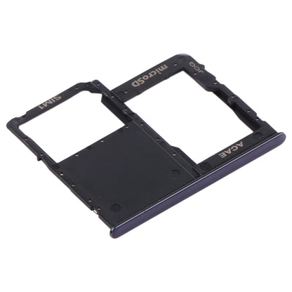 For Samsung Galaxy A31 SIM Card Tray + Micro SD Card Tray (Black) - Card Tray by buy2fix | Online Shopping UK | buy2fix