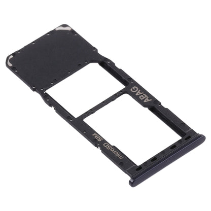 For Samsung Galaxy A21s SIM Card Tray + Micro SD Card Tray (Black) - Card Tray by buy2fix | Online Shopping UK | buy2fix