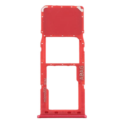 For Samsung Galaxy A21s SIM Card Tray + Micro SD Card Tray (Red) - Card Tray by buy2fix | Online Shopping UK | buy2fix