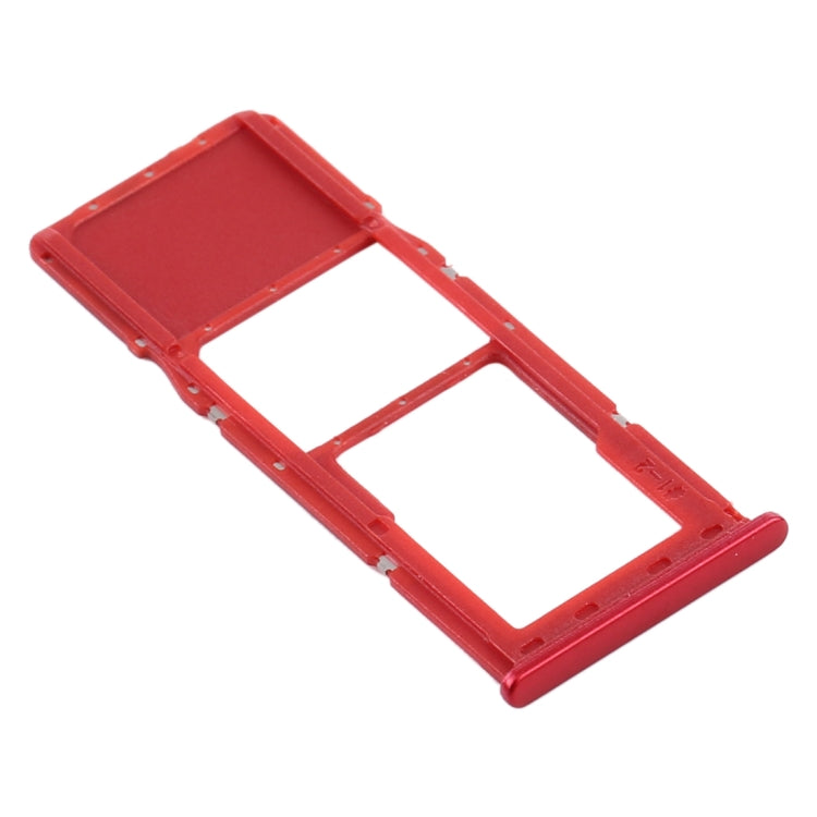 For Samsung Galaxy A21s SIM Card Tray + Micro SD Card Tray (Red) - Card Tray by buy2fix | Online Shopping UK | buy2fix