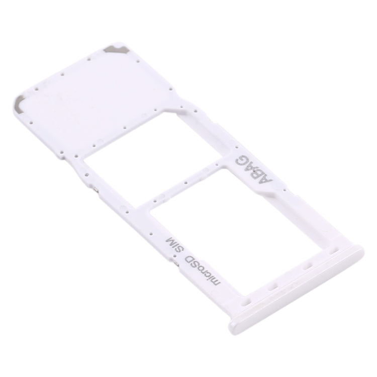 For Samsung Galaxy A21s SIM Card Tray + Micro SD Card Tray (White) - Card Tray by buy2fix | Online Shopping UK | buy2fix