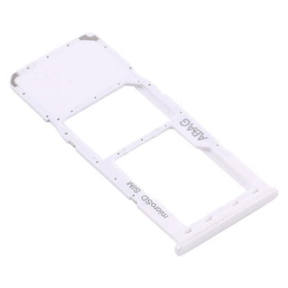 For Samsung Galaxy A21s SIM Card Tray + Micro SD Card Tray (White) - Card Tray by buy2fix | Online Shopping UK | buy2fix