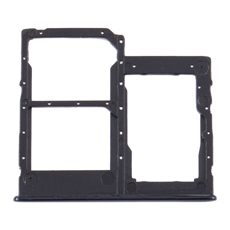 For Samsung Galaxy A41 / A415 SIM Card Tray + SIM Card Tray + Micro SD Card Tray (Black) - Card Tray by buy2fix | Online Shopping UK | buy2fix
