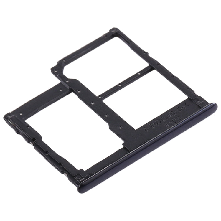 For Samsung Galaxy A41 / A415 SIM Card Tray + SIM Card Tray + Micro SD Card Tray (Black) - Card Tray by buy2fix | Online Shopping UK | buy2fix