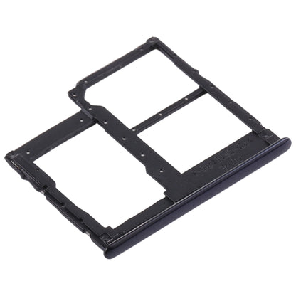 For Samsung Galaxy A41 / A415 SIM Card Tray + SIM Card Tray + Micro SD Card Tray (Black) - Card Tray by buy2fix | Online Shopping UK | buy2fix