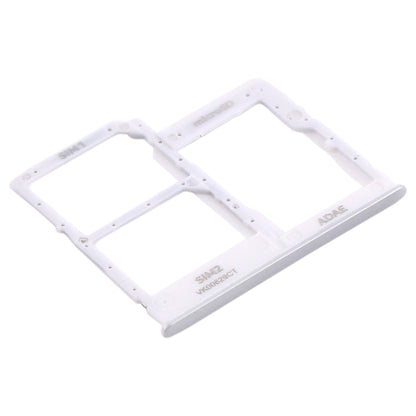 For Samsung Galaxy A41 / A415 SIM Card Tray + SIM Card Tray + Micro SD Card Tray (White) - Card Tray by buy2fix | Online Shopping UK | buy2fix
