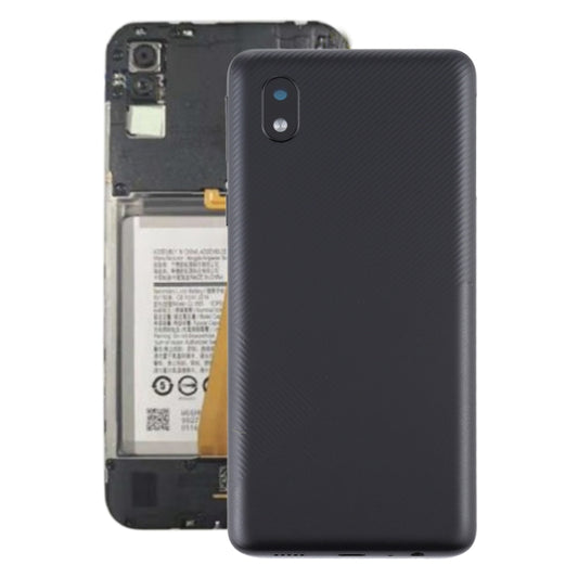 For Samsung Galaxy A01 Core SM-A013 Battery Back Cover (Black) - Back Cover by buy2fix | Online Shopping UK | buy2fix