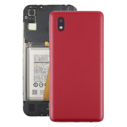 For Samsung Galaxy A01 Core SM-A013 Battery Back Cover (Red) - Back Cover by buy2fix | Online Shopping UK | buy2fix