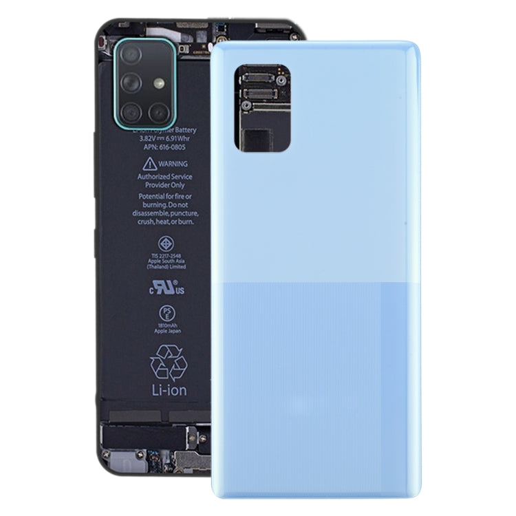 For Samsung Galaxy A71 5G SM-A716 Battery Back Cover (Blue) - Back Cover by buy2fix | Online Shopping UK | buy2fix
