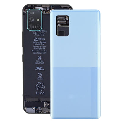 For Samsung Galaxy A71 5G SM-A716 Battery Back Cover (Blue) - Back Cover by buy2fix | Online Shopping UK | buy2fix