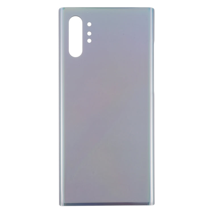 For Samsung Galaxy Note10+ Battery Back Cover (Silver) - Back Cover by buy2fix | Online Shopping UK | buy2fix