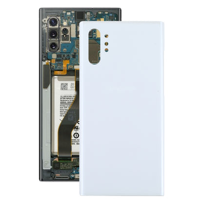 For Samsung Galaxy Note10+ Battery Back Cover (White) - Back Cover by buy2fix | Online Shopping UK | buy2fix
