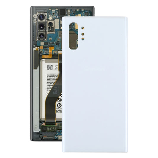 For Samsung Galaxy Note10+ Battery Back Cover (White) - Back Cover by buy2fix | Online Shopping UK | buy2fix