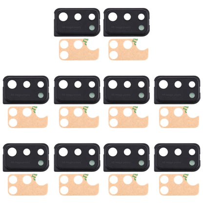 For Samsung Galaxy A41 10pcs Camera Lens Cover (Black) - Camera Series by buy2fix | Online Shopping UK | buy2fix