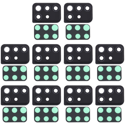 For Samsung Galaxy A51 10pcs Camera Lens Cover (Black) - Camera Series by buy2fix | Online Shopping UK | buy2fix