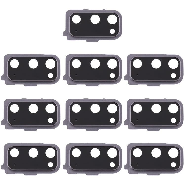 For Samsung Galaxy S20 10pcs Camera Lens Cover (Black) - Camera Series by buy2fix | Online Shopping UK | buy2fix