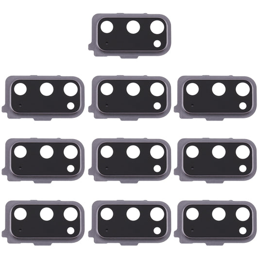 For Samsung Galaxy S20 10pcs Camera Lens Cover (Black) - Camera Series by buy2fix | Online Shopping UK | buy2fix