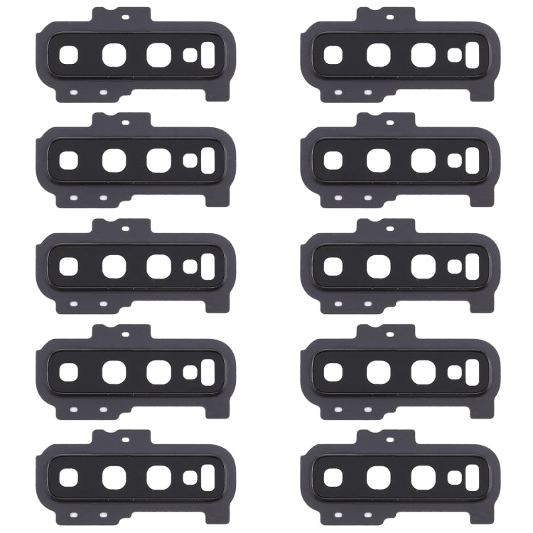 For Samsung Galaxy S10+ 10pcs Camera Lens Cover (Black) - Camera Series by buy2fix | Online Shopping UK | buy2fix