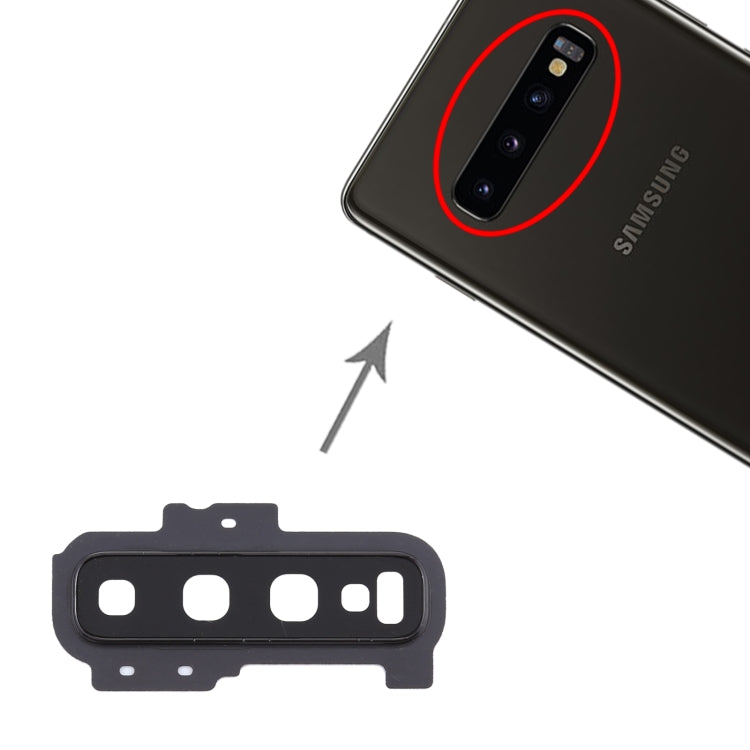 For Samsung Galaxy S10+ 10pcs Camera Lens Cover (Black) - Camera Series by buy2fix | Online Shopping UK | buy2fix