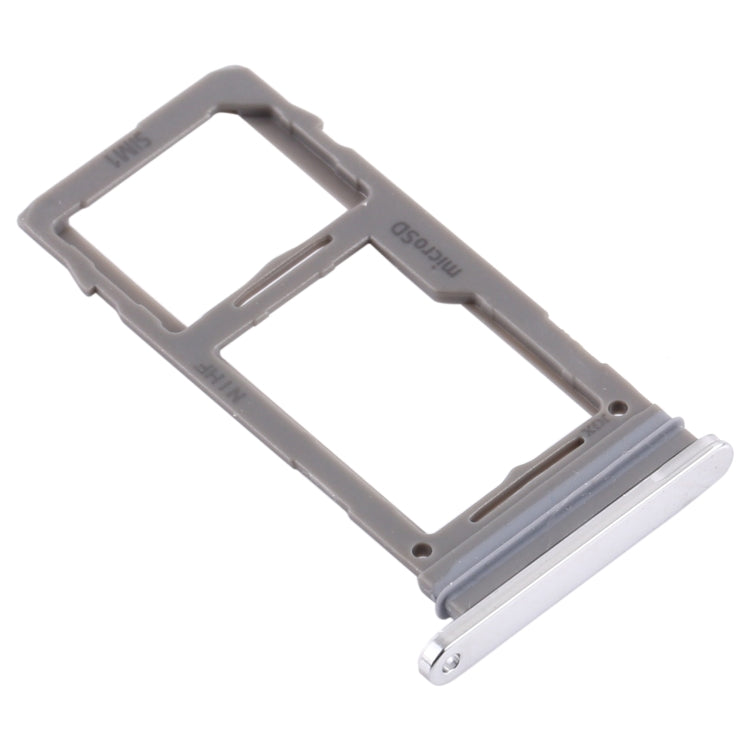 For Samsung Galaxy Note20 Ultra SIM Card Tray + Micro SD Card Tray (Silver) - Card Tray by buy2fix | Online Shopping UK | buy2fix