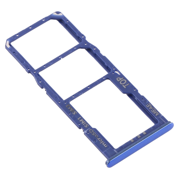 For Samsung Galaxy M51 SM-M515 SIM Card Tray + SIM Card Tray + Micro SD Card Tray (Blue) - Card Tray by buy2fix | Online Shopping UK | buy2fix