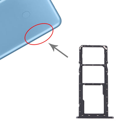 For Samsung Galaxy A11 SM-A115 SIM Card Tray + SIM Card Tray + Micro SD Card Tray (Black) - Card Tray by buy2fix | Online Shopping UK | buy2fix