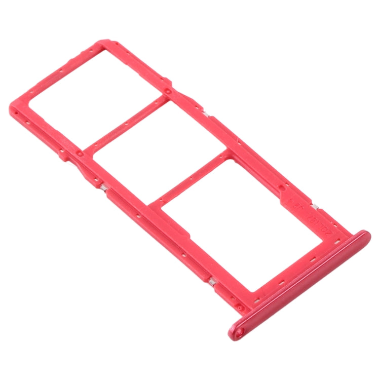 For Samsung Galaxy A11 SM-A115 SIM Card Tray + SIM Card Tray + Micro SD Card Tray (Red) - Card Tray by buy2fix | Online Shopping UK | buy2fix