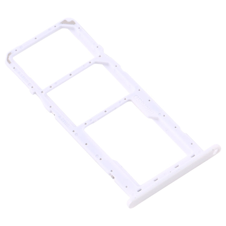 For Samsung Galaxy A11 SM-A115 SIM Card Tray + SIM Card Tray + Micro SD Card Tray (White) - Card Tray by buy2fix | Online Shopping UK | buy2fix