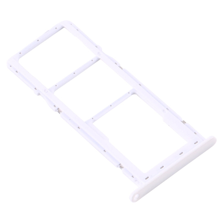 For Samsung Galaxy A11 SM-A115 SIM Card Tray + SIM Card Tray + Micro SD Card Tray (White) - Card Tray by buy2fix | Online Shopping UK | buy2fix