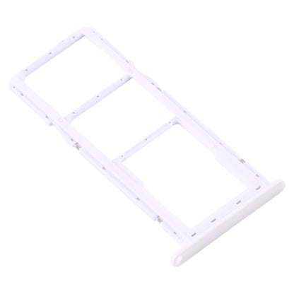 For Samsung Galaxy A11 SM-A115 SIM Card Tray + SIM Card Tray + Micro SD Card Tray (White) - Card Tray by buy2fix | Online Shopping UK | buy2fix
