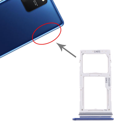 For Samsung Galaxy S10 Lite SM-G770 SIM Card Tray + SIM Card Tray / Micro SD Card Tray (Blue) - Card Tray by buy2fix | Online Shopping UK | buy2fix