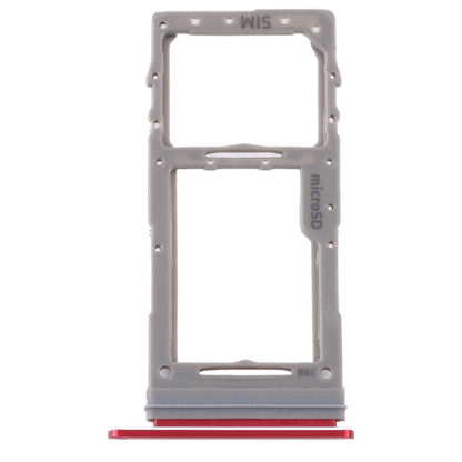 For Samsung Galaxy Note 10 Lite SM-N770 SIM Card Tray + Micro SD Card Tray (Red) - Card Tray by buy2fix | Online Shopping UK | buy2fix