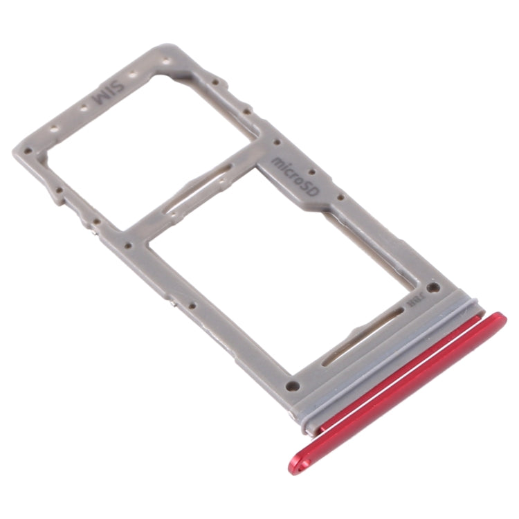 For Samsung Galaxy Note 10 Lite SM-N770 SIM Card Tray + Micro SD Card Tray (Red) - Card Tray by buy2fix | Online Shopping UK | buy2fix