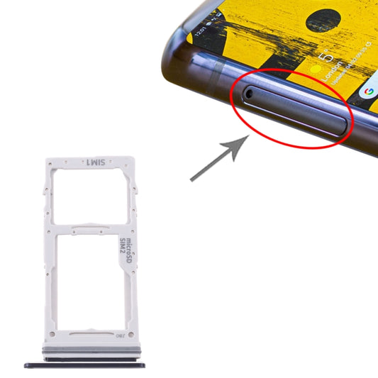 For Samsung Galaxy Note 10 Lite SM-N770 SIM Card Tray + SIM Card Tray / Micro SD Card Tray (Black) - Card Tray by buy2fix | Online Shopping UK | buy2fix