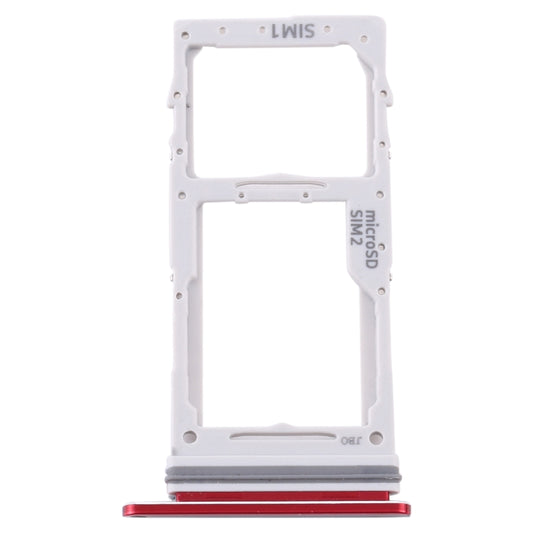 For Samsung Galaxy Note 10 Lite SM-N770 SIM Card Tray + SIM Card Tray / Micro SD Card Tray (Red) - Card Tray by buy2fix | Online Shopping UK | buy2fix