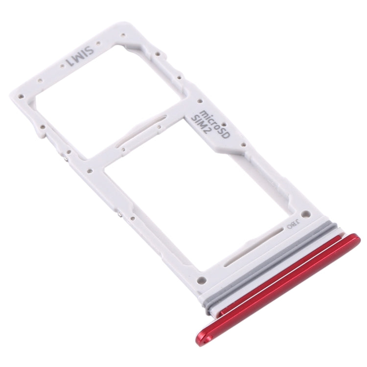 For Samsung Galaxy Note 10 Lite SM-N770 SIM Card Tray + SIM Card Tray / Micro SD Card Tray (Red) - Card Tray by buy2fix | Online Shopping UK | buy2fix