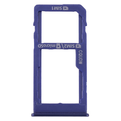For Samsung Galaxy M40 SM-M405 SIM Card Tray + SIM Card Tray / Micro SD Card Tray (Dark Blue) - Card Tray by buy2fix | Online Shopping UK | buy2fix